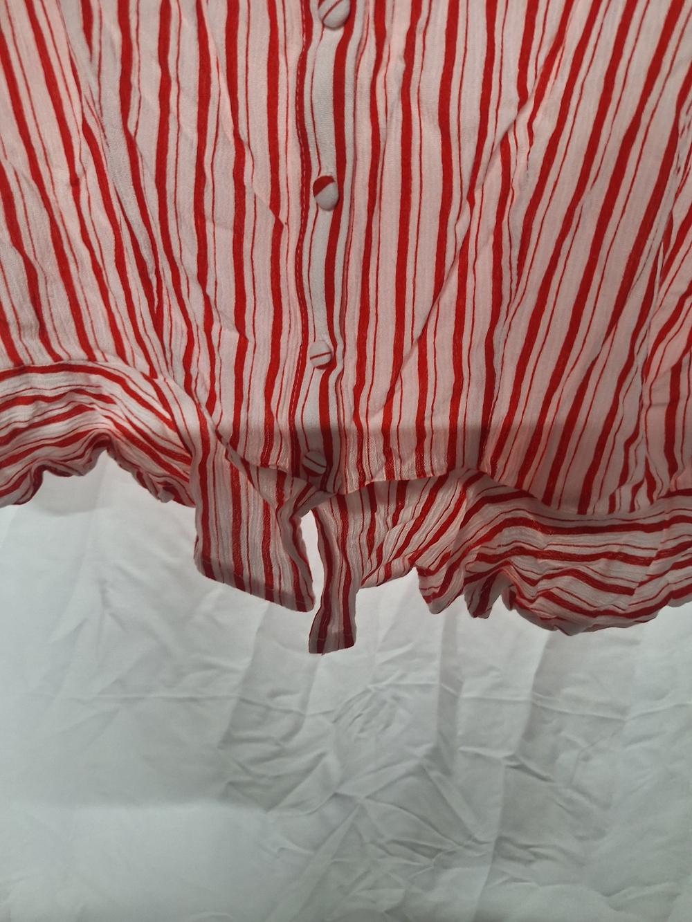 Women’s Red and White Striped Cami Top - Picture 2 of 6